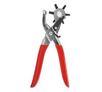 Herramienta perforadora de cuero, alicates perforadores de acero al carbono 2-4,5 mm Cinturón con múltiples orificios 9 pulgadas Faja profesional Tela Herramienta para hacer cintur