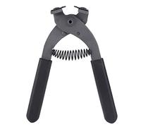 Herramienta perforadora de cuero para manualidades, 17 cm, alicates silenciosos de cuero de acero al carbono de 4 mm, herramienta de mano para cinturón, bolso, correa de reloj, proyectos de bricolaje