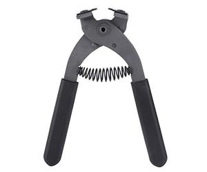 Herramienta perforadora de cuero para manualidades, 17 cm, alicates silenciosos de cuero de acero al carbono de 4 mm, herramienta de mano para cinturón, bolso, correa de reloj, proyectos de bricolaje