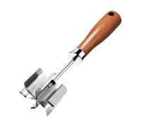 Herramienta Picadora de Carne - Utensilio de Cocina con Mango de Madera,Aplastador de Hamburguesas Culinario | Para Carne, Verduras, Patatas, Pollo, Res, Salchichas, Cocina, Catering Y Restaurante