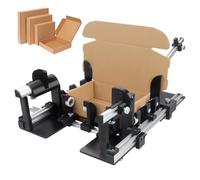Herramienta plegable para cajas de cartón corrugado, caja de tamaño ajustable, herramienta de embalaje plegable para envío y uso en almacén