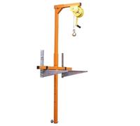 Herramienta portátil de elevación de aire acondicionado con cabrestante manual y soporte para instalación y desmontaje