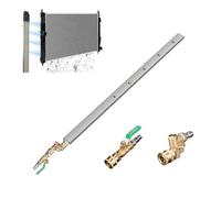 Herramienta PortáTil De Limpieza De Radiador De Coche, PortáTil Kit De Limpiador De Condensador De Tanque De Agua Sin Desmontaje, Poste De Acero De 60 Cm Con ConexióN RáPida (Conjunto Completo, 80cm)