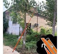 Herramienta portátil de medición de altura, poste de encuesta ajustable no conductor con alcance extra largo para uso en exteriores