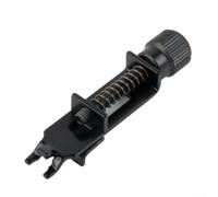 Herramienta profesional de ajuste de entonación de trémolo de guitarra, llave de sillín de puente de doble sacudida para una entonación precisa de cuerdas, construcción de metal, (negro)