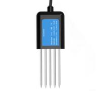 Herramienta profesional de análisis de suelo USB para agricultura, mide pH NPK humedad temperatura conductividad, sonda de acero inoxidable IP68 (B)