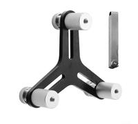 Herramienta profesional de cuadratura de anillo de pistón para medición de espacios finales en 2 a 5 agujeros con pasadores ajustables y material de acero inoxidable de aluminio resistente (B)