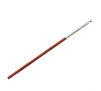 Herramienta profesional de gancho de resorte para instrumento de viento para saxofón, clarinete, oboe, flauta para piccolo, reparación de fagot, agarre rojo de acero inoxidable, 12,5 cm de largo