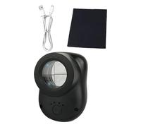 Herramienta profesional de lupas de mano con lente a prueba de reflejos y visibilidad para observaciones detalladas, lupa ligera de ABS para identificación antigua