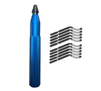 Herramienta profesional de metal para cortar bordes de madera con piezas de corte de repuesto y mango cómodo