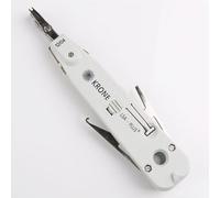 Herramienta profesional de perforación para cables de red y telecomunicaciones RJ45/RJ11 Cat5e/Cat6, tipo corona con inserción de terminal de impacto, combo pelacables, para Ethernet y enchufe de