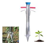 Herramienta profesional de plantación manual para hortalizas y flores, diseño fácil de usar que reduce la mano de obra con asistencia de pedal, ideal para pequeñas granjas y jardines domésticos