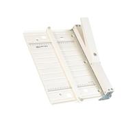 Herramienta profesional de plegado de papel de plástico, máquina de plegado manual para plegado de papel tamaño carta y encuadernación de folletos, máquina de plegado manual