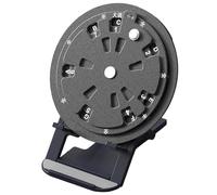 Herramienta profesional de teoría musical para guitarra, rueda de acordes de aleación de aluminio, adecuada para escala y acordes, maestría, rueda de tabla de acordes de guitarra