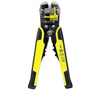 Herramienta profesional for electricistas, pelacables, cortador, crimpadora, alicate pelacables automático, 1 unidad(Yellow)