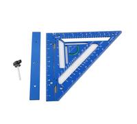 Herramienta profesional innovadora de escuadra para vigas, regla triangular con función de transportador, herramienta de medición precisa de aluminio para carpintería, ideal para