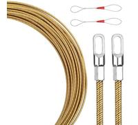 Herramienta profesional para correr cables con resorte, cabeza plana, gestores de cables de red, instalador de cables de cabeza plana