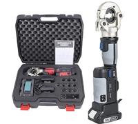 Herramienta Que Prensa De Plomería Eléctrica, Alicates De Prensado De Terminales Cable Eléctrico Kit De Herramientas Cable Rango De Herramientas Prensado Alambre 16-300 Mm² blue,Stainless steel