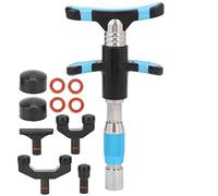 Herramienta Quiropráctica Manual, Herramienta de Ajuste Quiropráctico Vertebración Masajeador Manual Columna Vertebral Herramienta de Ajuste Quiropráctico 10 Niveles Manual Acero Inoxidable(azul)
