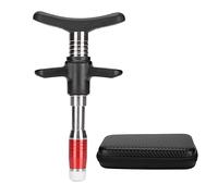 Herramienta Quiropráctica Manual, Masajeador Espinal Manual de 10 Niveles, Kit de Ajuste Quiropráctico Portátil, Herramienta de Masaje de Espalda Y Columna(rojo)