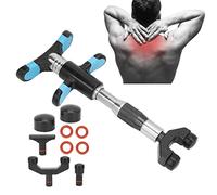 Herramienta Quiropráctica Manual, Masajeador Manual de Vertebración Multifuncional de 10 Engranajes para Aliviar el Estrés del Cuello, Herramienta de Masaje de Ajuste de Columna de Acero(negro)