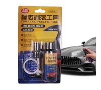 Herramienta Quitar Emblemas Coche - Eliminador Adhesivo | Utensilio Despegado Emblemas | Extracción No Destructiva Emblema Traseros, Retira Letras Metal Carrocería, Disuelve Residuos Pegatina, Incluy