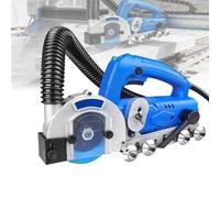 Herramienta Quitar Lechada Azulejos, Limpiador Juntas Potente 1200W 9000RPM Máquina Quitar Lechada Para Rejuntar Y Limpiar Cemento Viejo Entre Baldosas Cerámicas(Machine+2.7mm seam cleaning sheet)