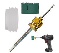 Herramienta Rápida De Apertura Para Downlights - Barra Metálica De Conexión Para Taladros | Herramienta Manual Rápida Para Perforar Placas De Yeso En Techos Durante Trabajos De Construcción