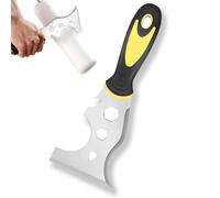 Herramienta raspadora de acero inoxidable 13 en 1, herramienta de pintor multipelacintas, herramienta raspadora de papel tapiz para quitar rápidamente papel pintado, rodillo de pintura, raspador