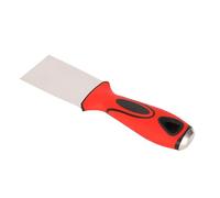 Herramienta raspadora de masilla de acero inoxidable flexible de 2 pulgadas con cabeza de martillo, mango suave para reparar paneles de yeso, papel tapiz, yeso, pintura, raspado,