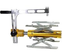 Herramienta raspadora manual giratoria de tubos para tubos de polietileno, aleación de aluminio, longitud máxima de corte de 5.1 pulgadas, herramienta de raspado de tuberías externas para uso en