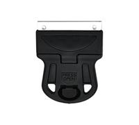 Herramienta raspadora profesional de acero inoxidable, elimina de forma segura las uñas, calcomanías artísticas, herramientas de arte, superficies de vidrio, raspador