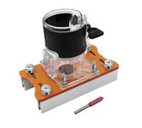 Herramienta recortadora, eléctrica multifuncional ajustable, máquina de ranurado manual portátil de 6.3 pulgadas para el hogar, patio, pasatiempos, dispositivo de grabado compacto de ABS de metal