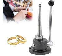 Herramienta reductora de anillos ampliadora, expansor de hierro con varilla de extensión de 6.5 pulgadas, base estable, tamaño ajustable para bricolaje y uso profesional