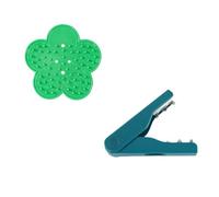 Herramienta Removedor De Rosa Recortador de espinas rosas, herramienta eliminación flores Metal ABS, pelador tallos, arreglo hojas for jardín, 2 uds(Green)