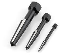 Rennsteig 4719033 - Juego de 3 extractores de tornillos doble filo en caja de plástico (M5-M12)