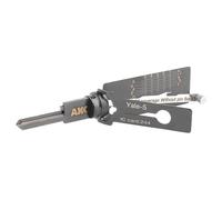 Herramienta RLOKK de selección y decodificación de cerraduras Yale 2 en 1, kit de cerraduras del Reino Unido (Yale-5), Negro, Acero inoxidable, Herramienta profesional de cerrajería, Abridor rápido