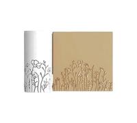 Herramienta Rodante Con Textura De Arcilla Suave, Flores Silvestres Y Hierba: Rodillo Texturizador De Alta Precisión for Hacer Joyas DIY, Decoración Creativa(Yellow)
