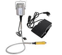 Herramienta Rotativa De Eje Flexible, Talladora De Amoladora Colgante Eléctrica De 780 W, Kit De Máquina De Eje Flexible Colgante con Pedal De Control De Pie para Tallado En Madera Pulido Pulido