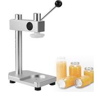 Herramienta selladora de latas de soda, máquina de sellado manual de tazas, altura ajustable para latas de aluminio y plástico