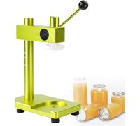 Herramienta selladora de latas de soda, máquina de sellado manual de tazas, altura ajustable para latas de aluminio y plástico