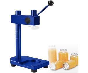 Herramienta selladora de latas de soda, máquina de sellado manual de tazas, altura ajustable para latas de aluminio y plástico