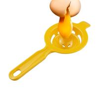 Herramienta separadora de huevos, divisor de yema, tamiz de silicona de alimenticio de 7.4 x 3.1 x 1.2 pulgadas con asa, sin ayudante de cocina, filtro de huevo para hornear recetas