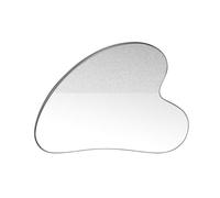 Herramienta Sha de acero inoxidable para masaje facial y estiramiento de la piel, raspador corporal suave para mujeres y hombres