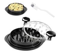 Herramienta trituradora de pollo, trituradora de carne con cepillo de limpieza, máquina trituradora de pollo visible para carne de res, pollo, cerdo, queso duro, molinillo de carne de placa