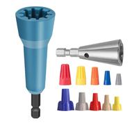 Herramienta Twister de alambre, enchufe de conector giratorio, accesorio profesional de taladro pelacables para electricistas, herramientas para construcción, al aire libre, reparación de automóviles