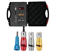 Herramienta Twister de alambre para taladro, herramienta de pelado y torsión, pelacables eléctrico, herramienta portátil de torsión de alambre de aleación de aluminio, pelar rápidamente el alambre