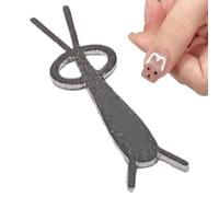 Herramienta uñas - Con Forma De Conejo Para Diseño Decorativo De Uñas - Accesorios Portátiles para Esmaltar Uñas con Diseño Corazón para Principiantes y Salones
