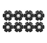 Herramienta universal de ajuste de tuerca de estrella auriculares, Totitom 8pcs Montain Bike Star Tuts Azules en expansión de auriculares para piezas de horquilla de 28.6 mm /