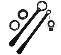 Herramienta Universal para neumáticos de Motocross, Palanca, Cuchara, Llave para Eje, Cambio de neumáticos Compatible con de Motocicleta EXC CRF YZ(Black Tire Lever)